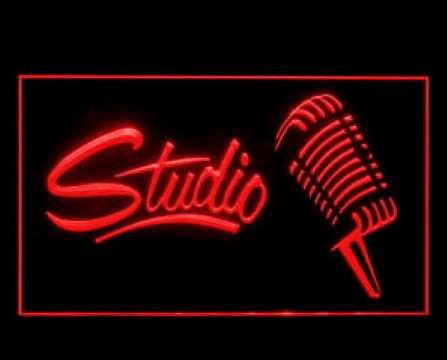 Studio Recording Open On Air LED Neon Sign